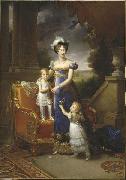 Portrait of la duchesse de Berry et ses enfants Francois Pascal Simon Gerard